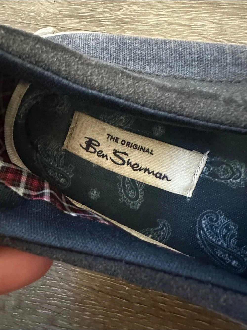 Ben Sherman Men's Slip-On Canvas Loafers - Charcoal